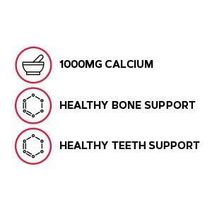 GNC Calcium Citrate 1000mg – 180 Veg Caplets (Pack of 2)