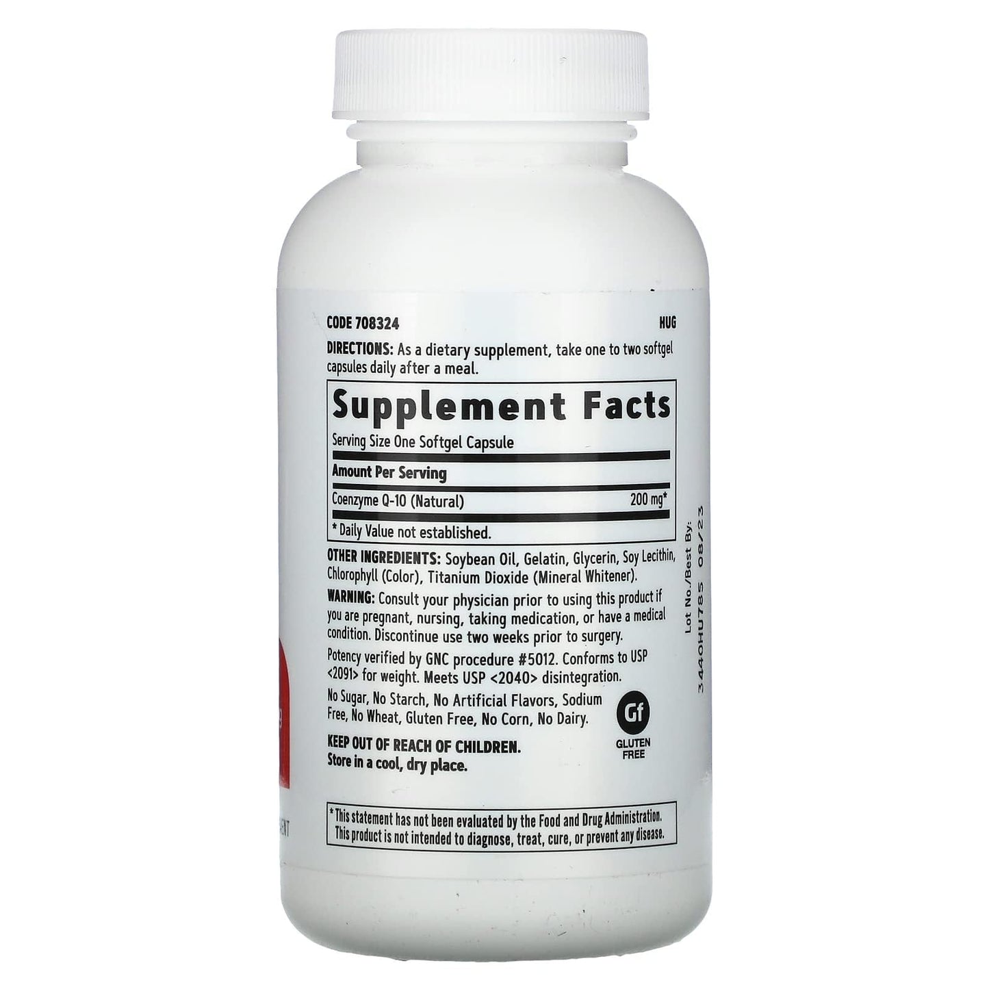 GNC CoQ10 200mg Supplement, Supports Heart Health, 60 Servings