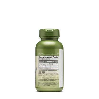 GNC Herbal Plus Cinnamon & Chromium – Vegetarian, 30 Servings (Pack of 2)