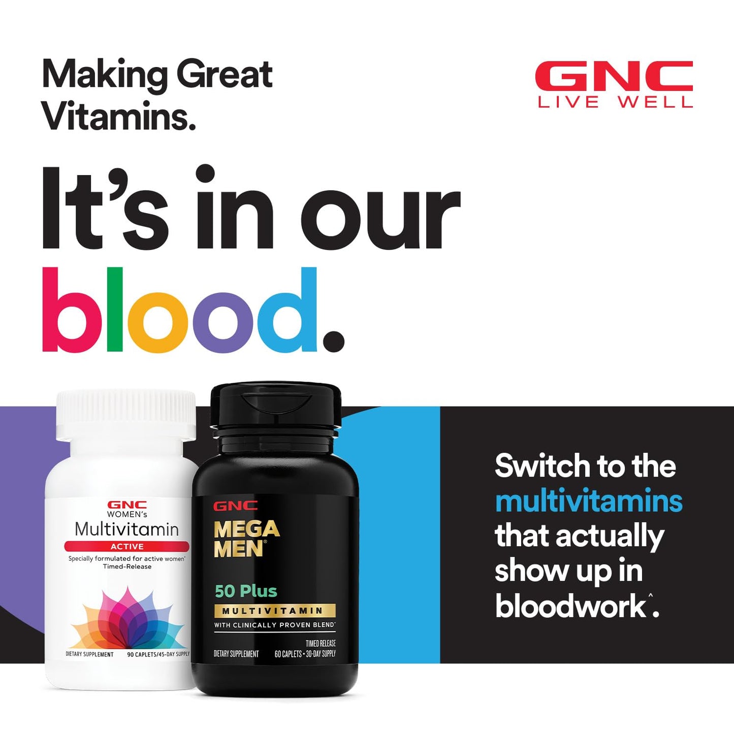 GNC Mega Men 50 Plus Multivitamin | Antioxidants, Heart Health & Prostate Support | 120 Count
