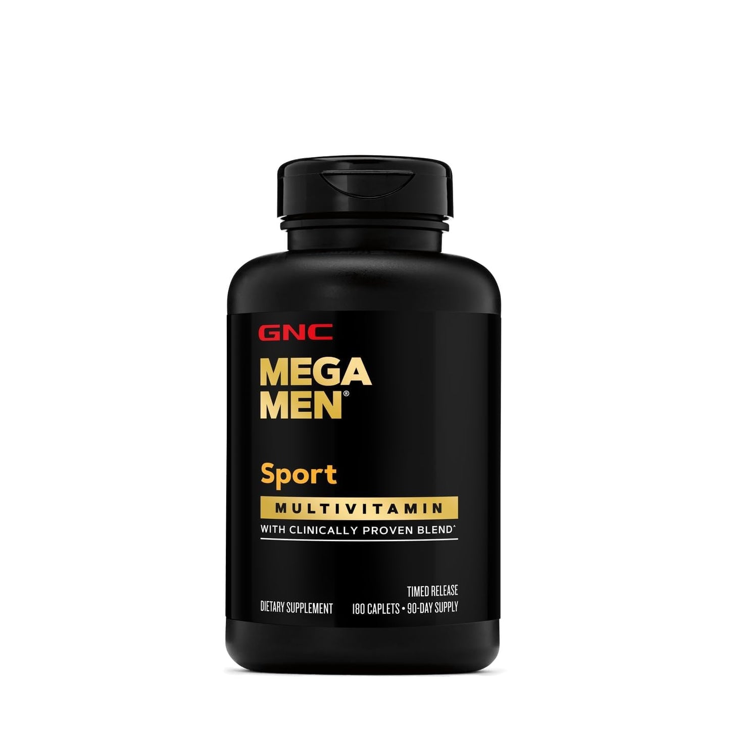 GNC Mega Men Sport Multivitamin – 180 Count | Performance, Muscle Function & Immune Support