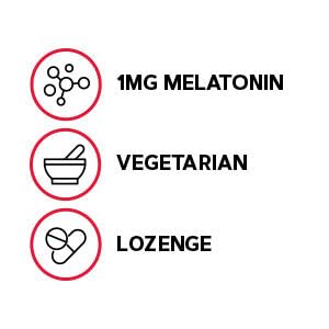 GNC Melatonin 1mg Cherry Lozenges – Sleep Support, 120 Lozenges