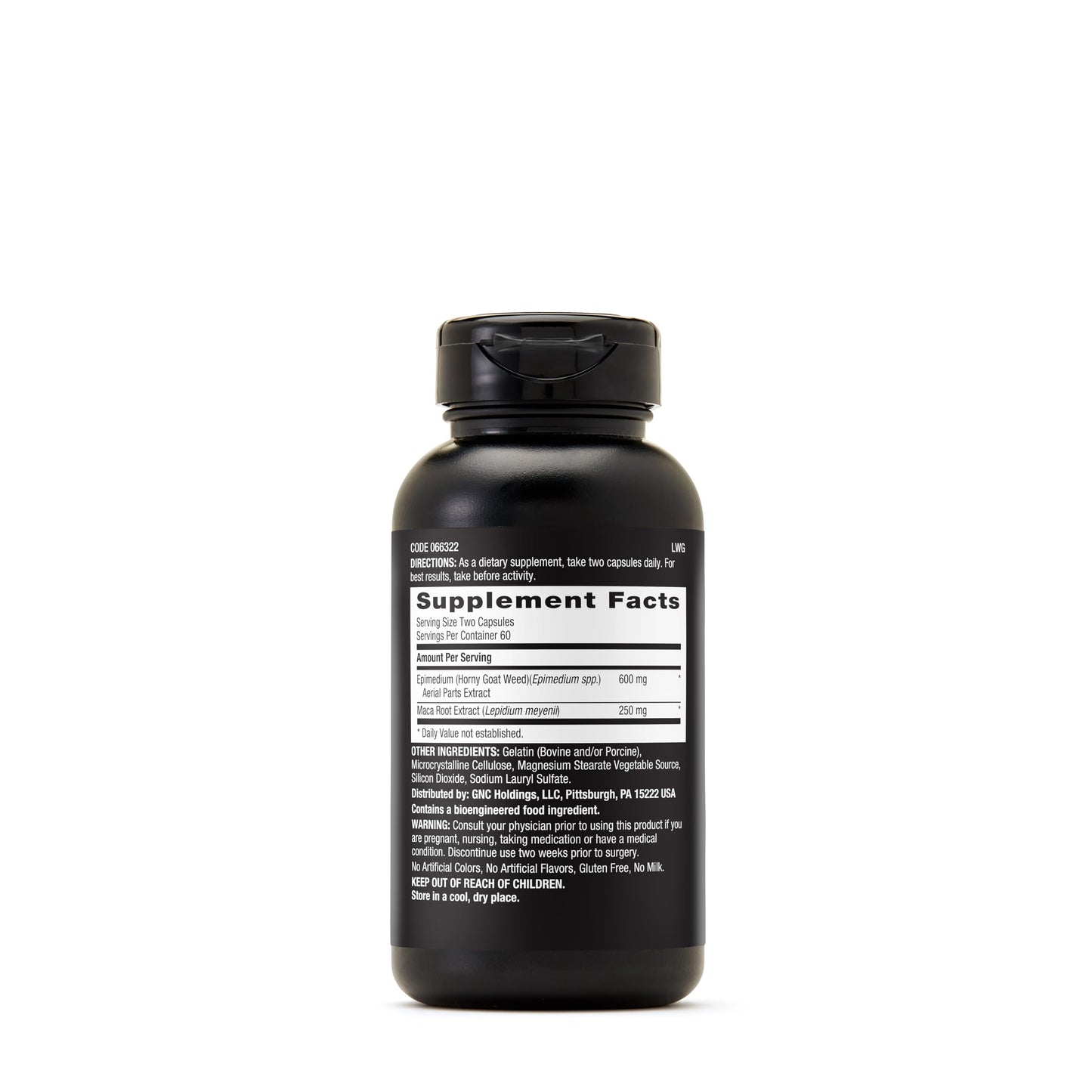 GNC Men's Horny Goat Weed - Supports Sexual Health - 120 Capsules