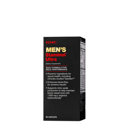 GNC Men's Staminol Ultra – 60 Caplets | Supports Sexual Health & Vitality
