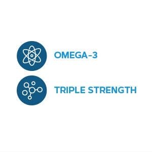 GNC Triple Strength Fish Oil Twin Pack – 240 Softgels | Supports Heart, Brain, Skin, Eye & Joint Health