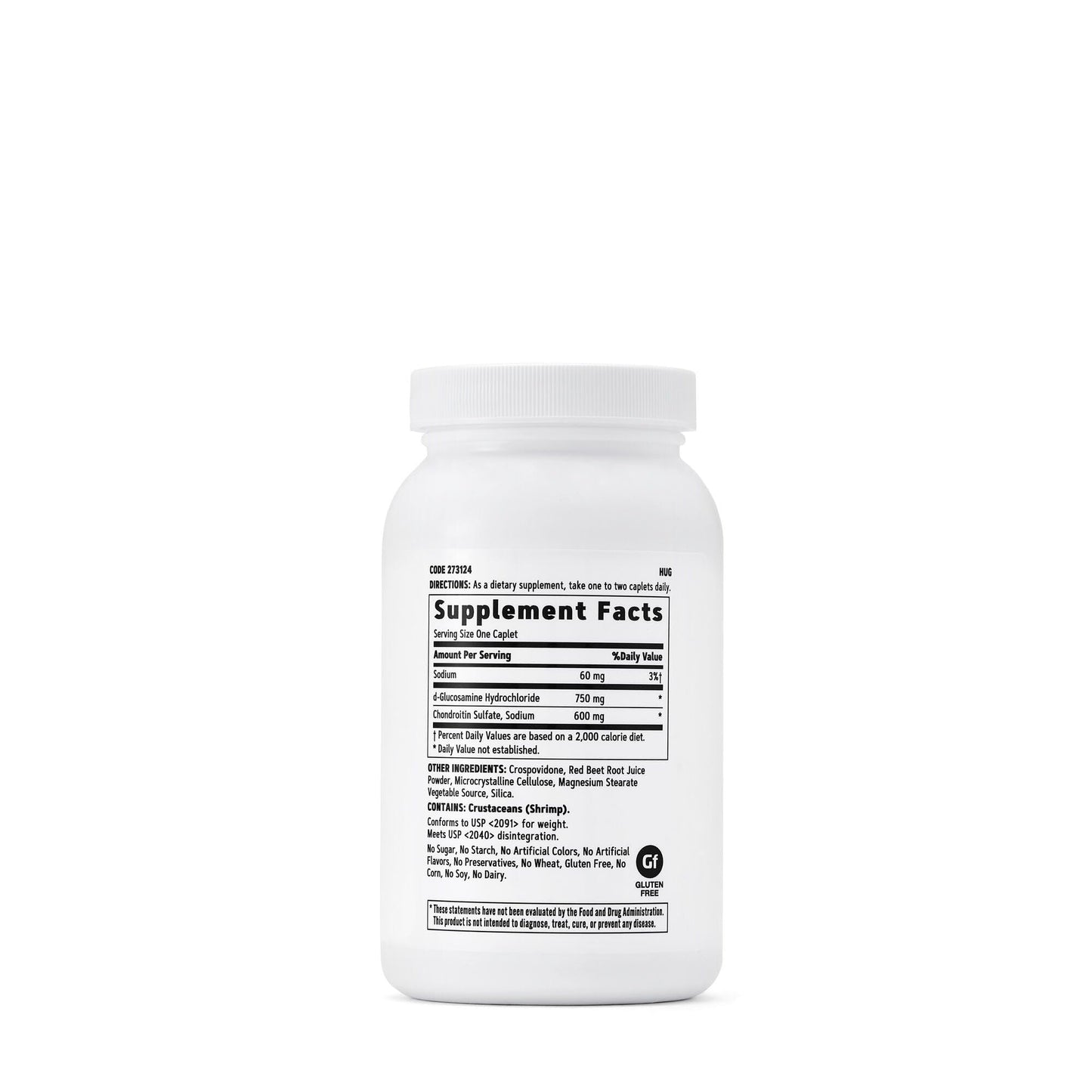 GNC Triple Strength Glucosamine Chondroitin 750/600mg - 120 Caplets