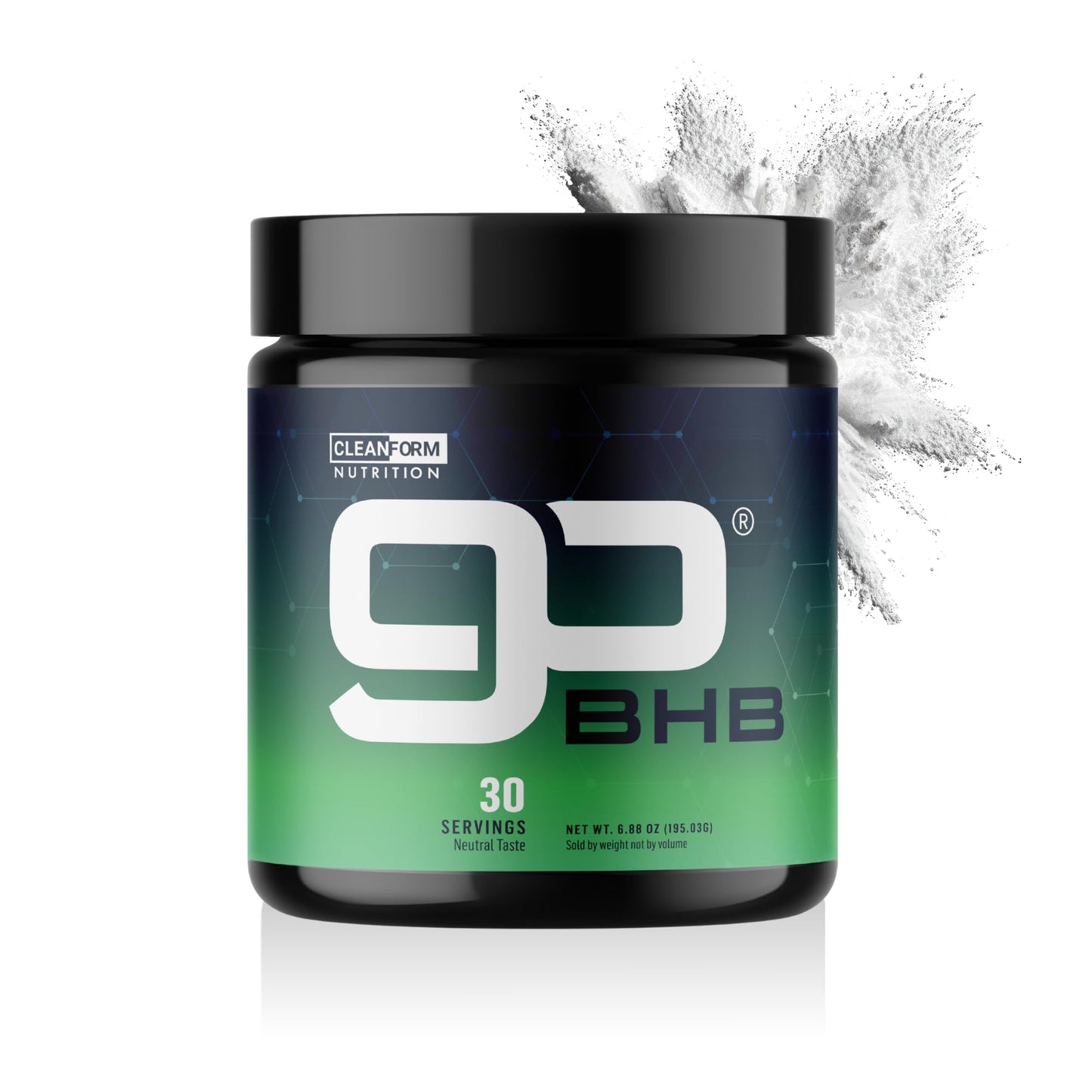 CleanForm goBHB Clean Energy Powder – Caffeine-Free Cellular Fuel with BHB