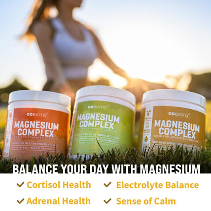GoBiotix Magnesium Glycinate Powder – 420 mg per Serving, 60 Servings, Honey Citrus | High Absorption, Sugar-Free