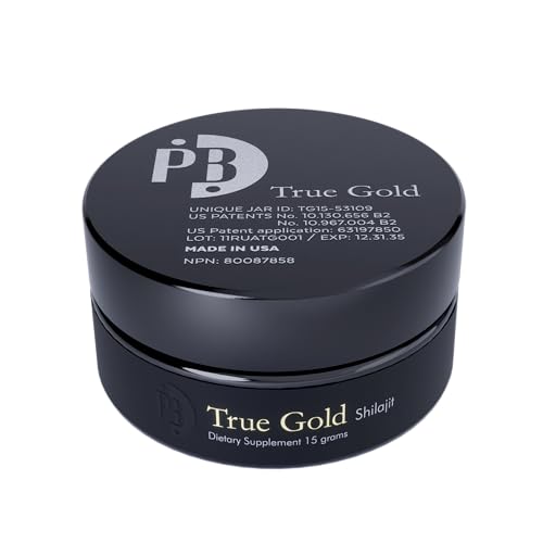 Pürblack Live Resin Pure Gold Shilajit – Organic, 80+ Minerals, USA Made | 30 Servings