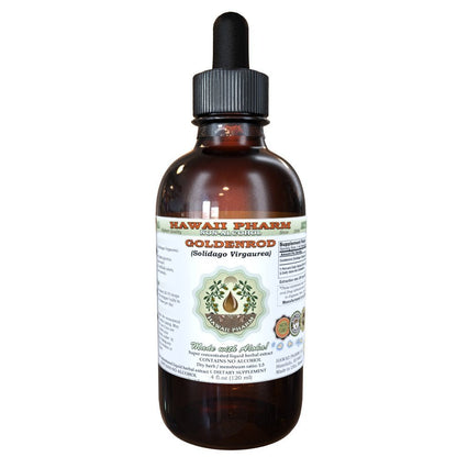 Goldenrod Glycerite 2 oz – Organic, Alcohol-Free Liquid Extract