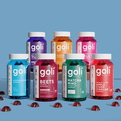 Goli Matcha Mind Gummies – 180 Count | Cognizin for Focus & Brain Health | Vegan, Non-GMO, Gluten-Free
