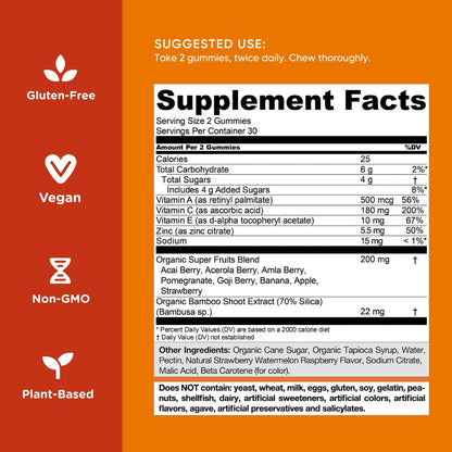 Goli Superfruits Gummies – Vegan Collagen-Boosting Beauty, 300 Count