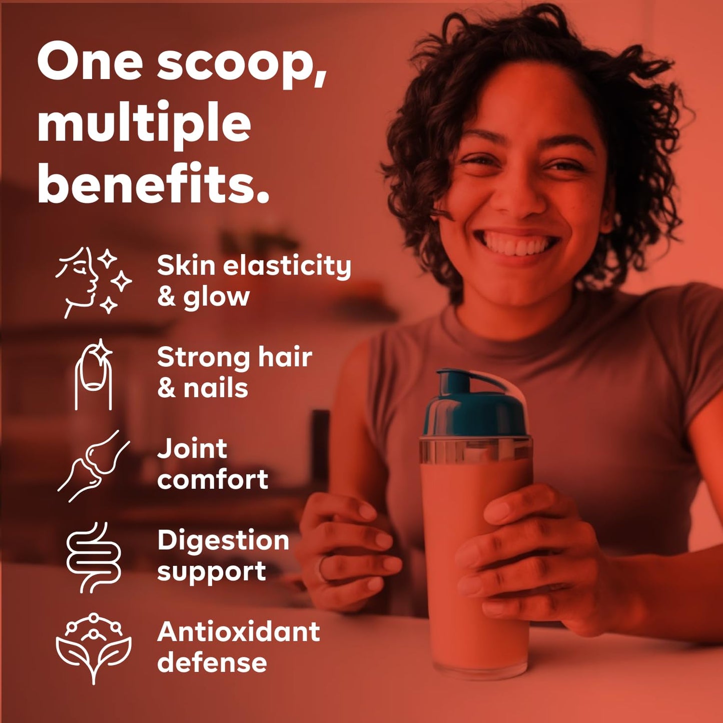 Goode Health SUPR Collagen Powder – Unflavored, Easy-Mix with Fiber & Vitamins