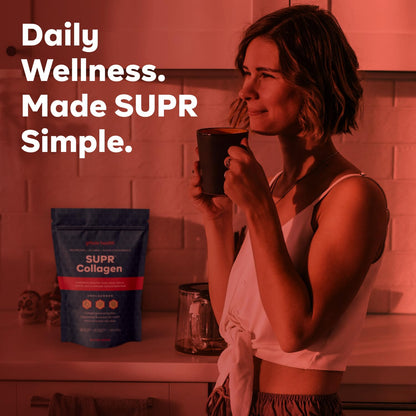 Goode Health SUPR Collagen Powder – Unflavored, Easy-Mix with Fiber & Vitamins