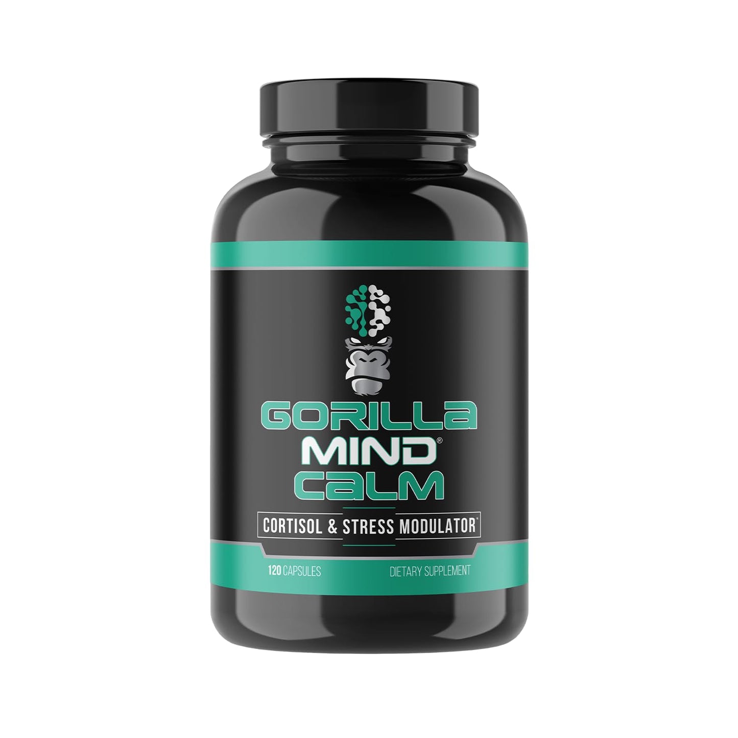 Gorilla Mind Calm (120 Capsules) | Potent Relaxation & Stress Support