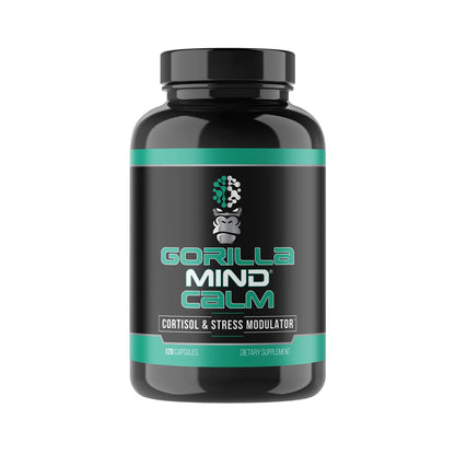 Gorilla Mind Calm (120 Capsules) | Potent Relaxation & Stress Support