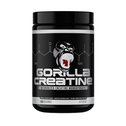Gorilla Mind Creatine Monohydrate Micronized Powder – 5 g Serving, 100 Servings, Made in USA