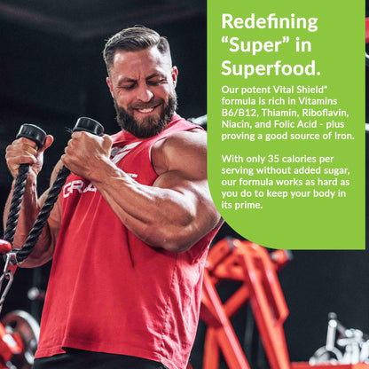 Granite Nutrition Vital Shield – USDA Organic Greens, Mushrooms & Tart Cherry (30 Servings)