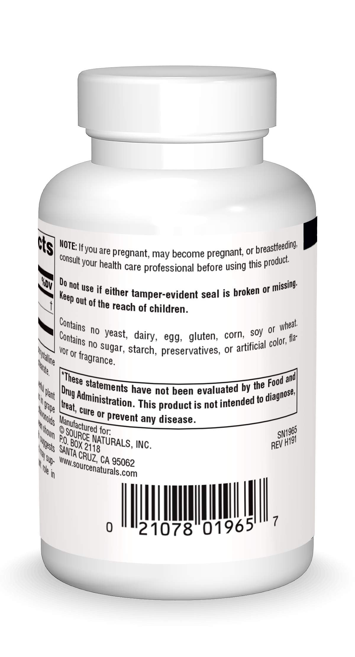 Source Naturals Grape Seed Extract - 100 mg, 60 Capsules | Supports Healthy Aging Brain*