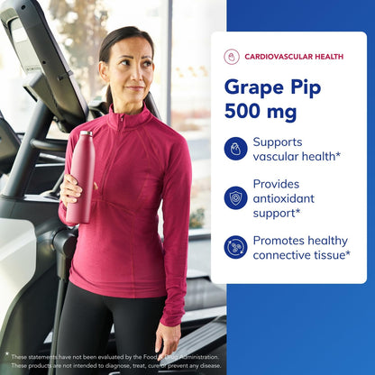 Pure Encapsulations Grape Pip 500 mg — Vascular Health Support | 120 Capsules