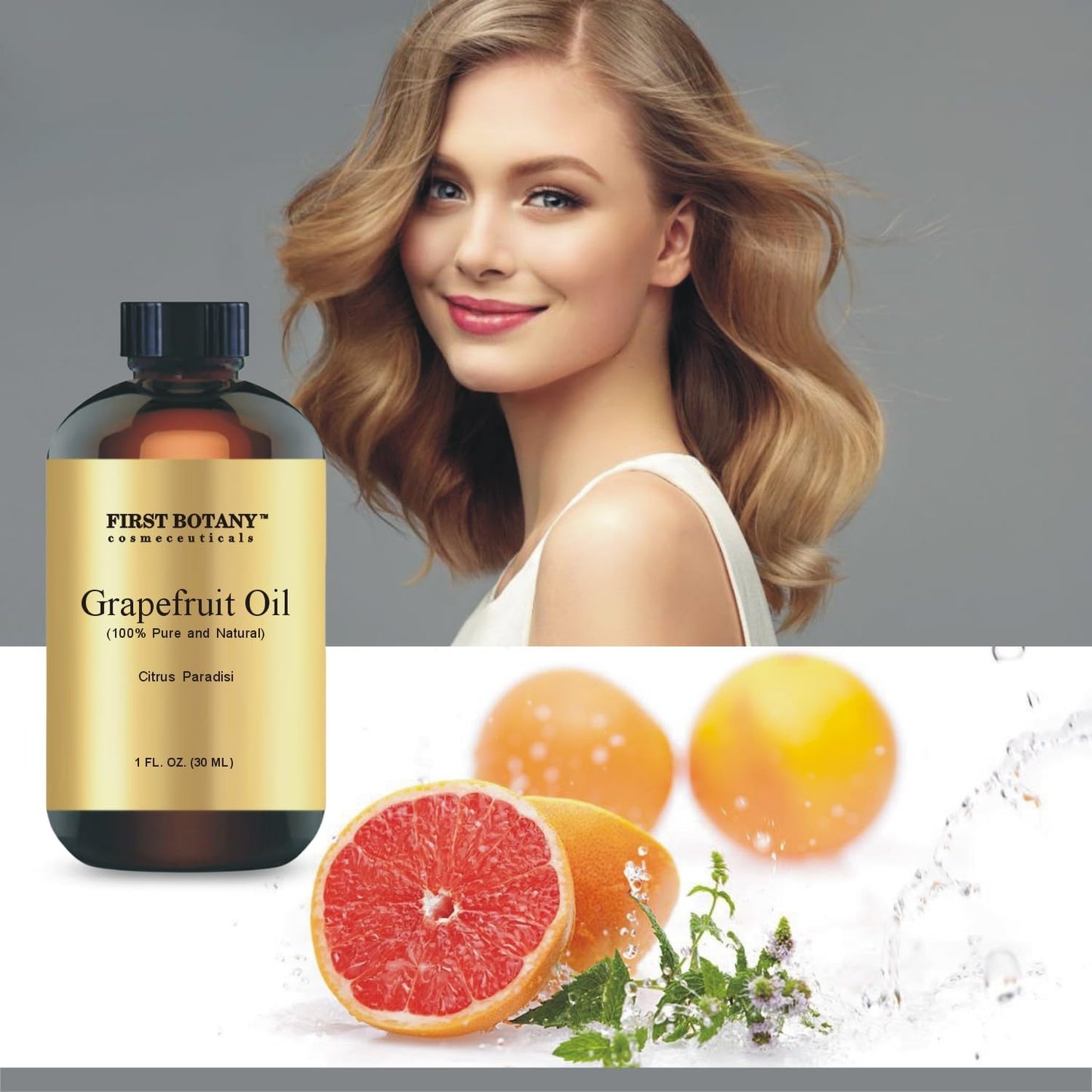 Grapefruit Essential Oil - 100% Pure, Aromatherapy, Massage & More | 1 fl oz