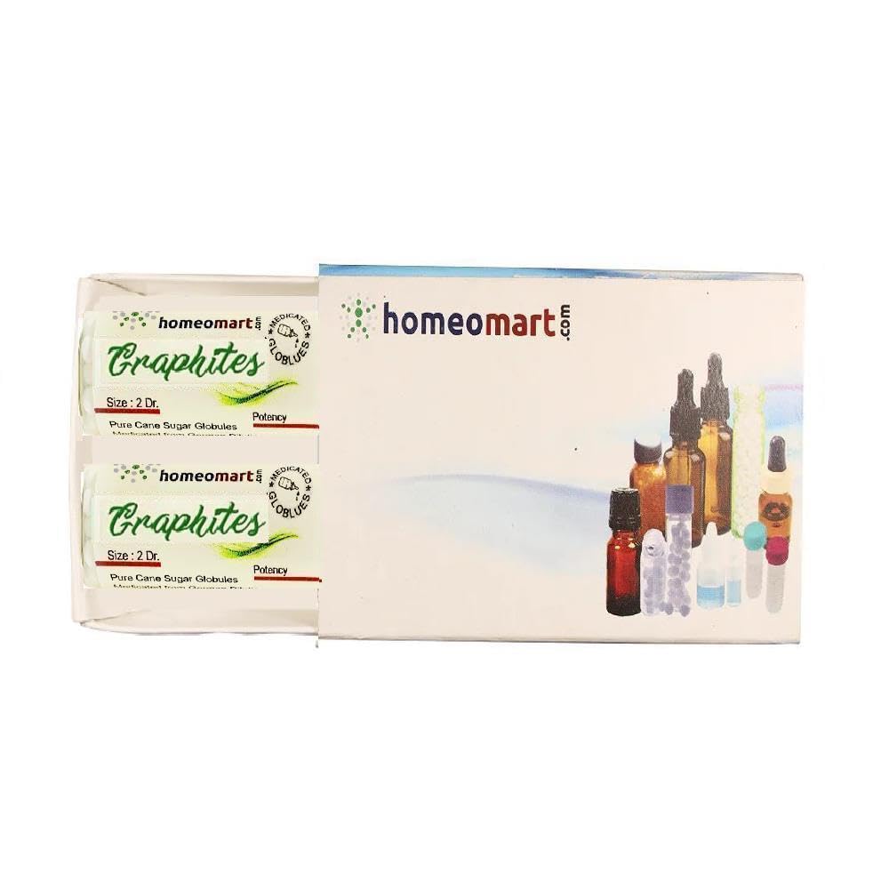Graphites Homeopathy Pellets 200C Potency – Pack of 2 | HomeoMart