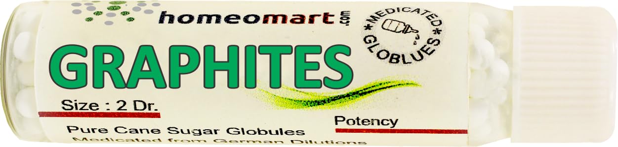 Graphites Homeopathy Pellets 200C Potency – Pack of 2 | HomeoMart