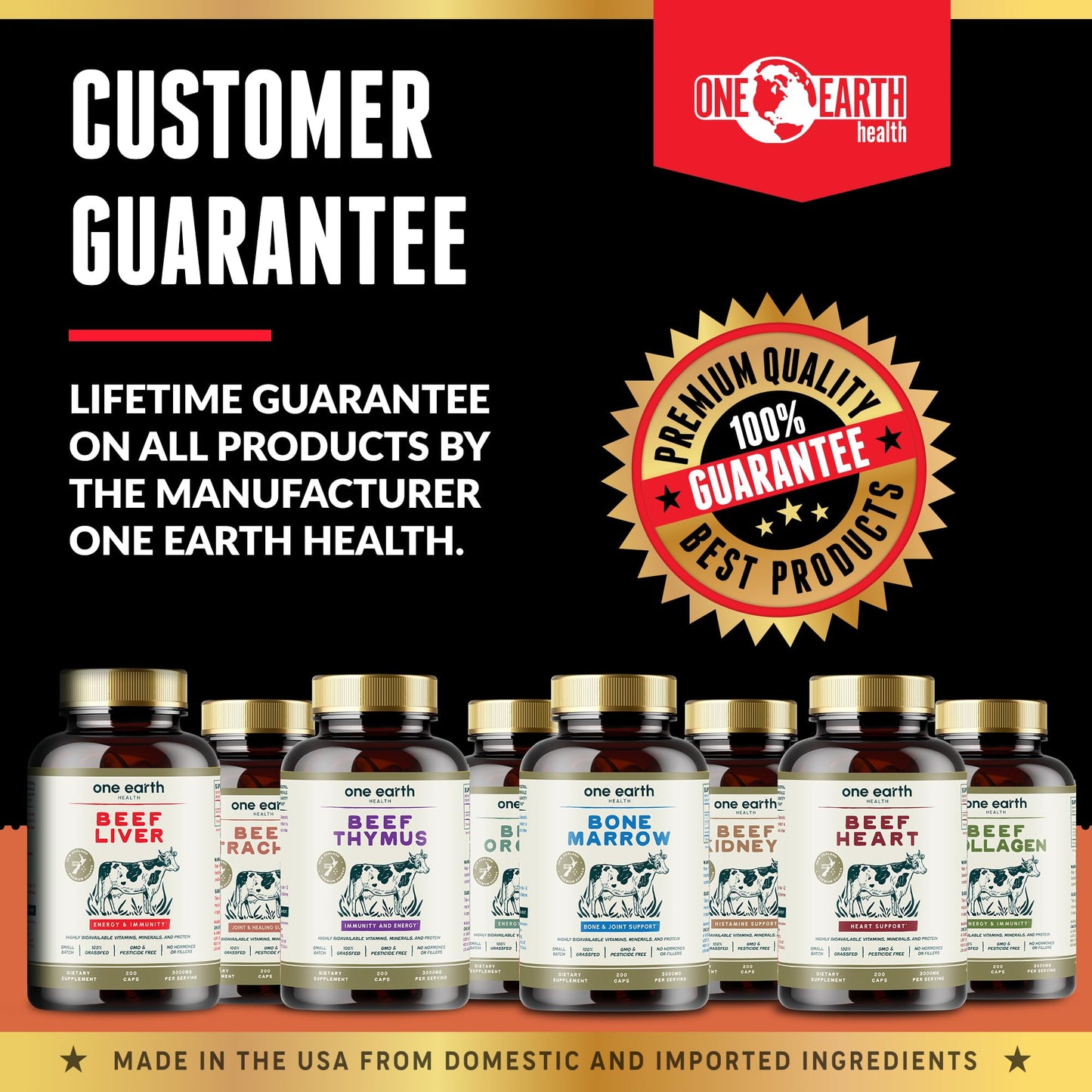 Grass Fed Beef Bone Marrow Supplement – 200 Count | New Zealand Sourced