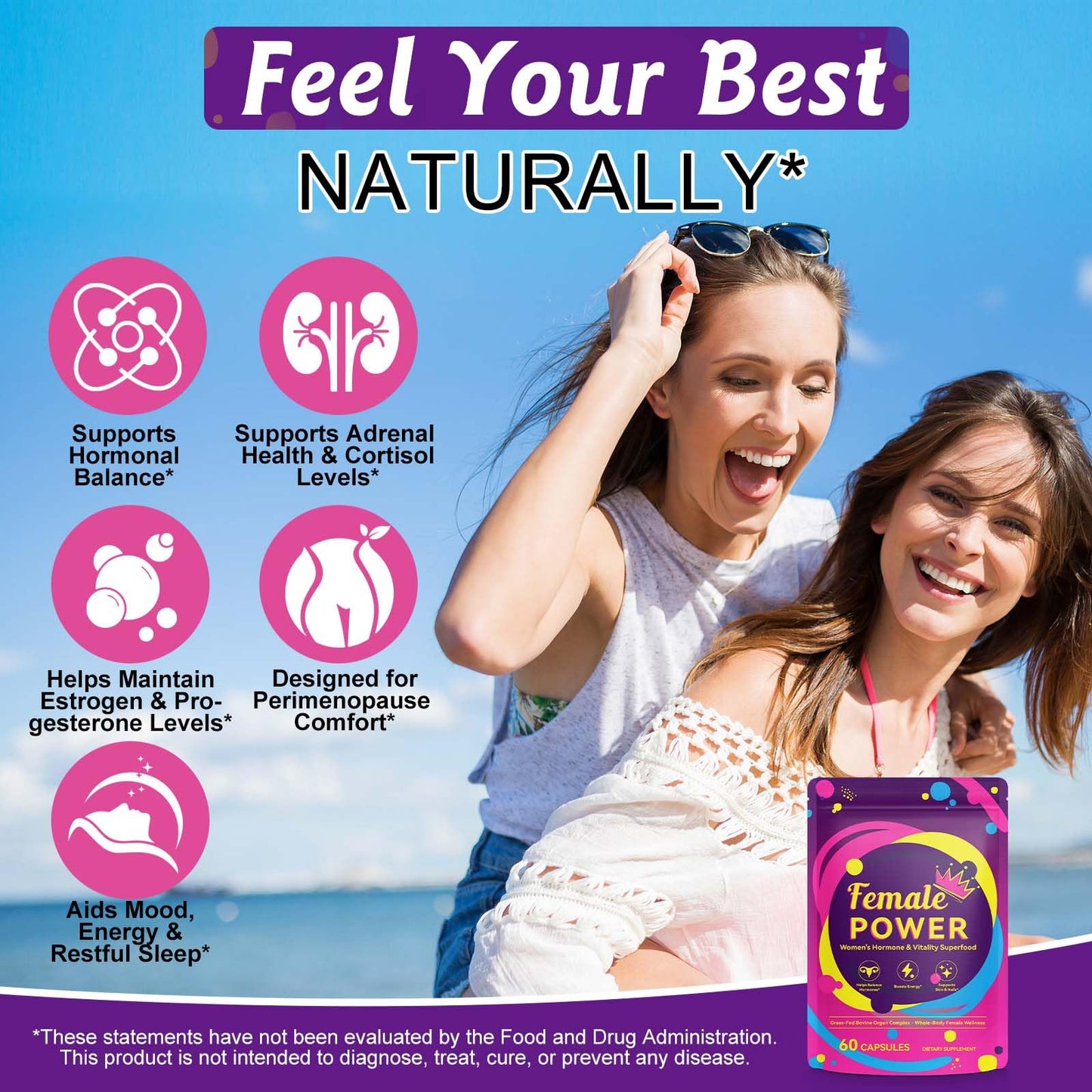 Grass Fed Beef Liver Capsules for Women | Hormone Balance & Energy