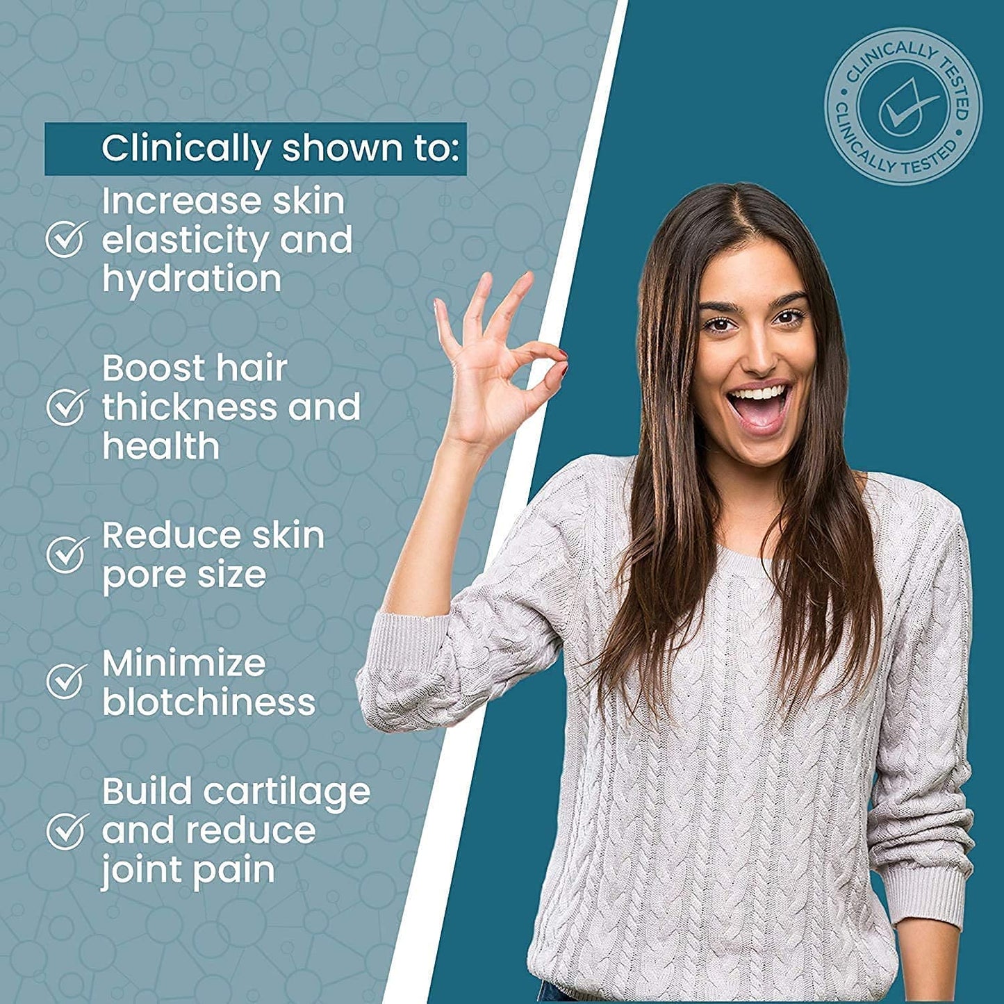 Enhanced Collagen Pills (Types I-V) | Grass-Fed Multi Collagen Capsules for Hair, Skin, Nails & Joints | Maximum Absorption