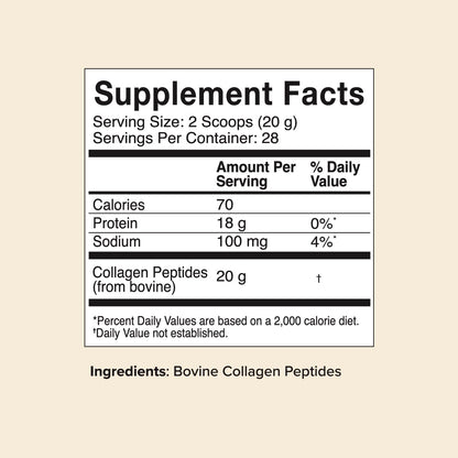 Great Lakes Wellness Collagen Peptides Powder – Unflavored, 20 oz | Skin, Hair, Nails, Joints & Digestion