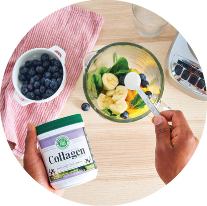 Green Foods Grass-Fed Hydrolyzed Collagen Peptides Protein Powder 7oz | 30 Servings