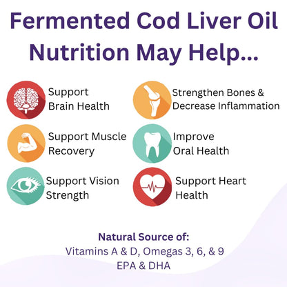 Green Pasture Fermented Cod Liver Oil & Butter Oil Blend - 120 Capsules