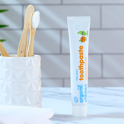 GREEN PEOPLE Kids Mandarin Toothpaste, 50 ML | Organic & Natural