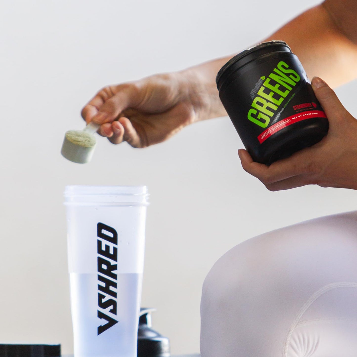 Sculpt Nation Greens Strawberry Powder with Collagen – Skin, Digestion & Energy