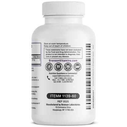 Bronson 5-HTP 200mg (Griffonia Simplicifolia) Non-GMO – 60 Vegetarian Capsules