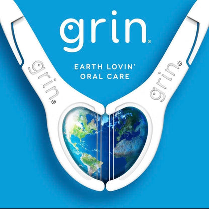 Grin Dental Floss 3-Pack (60 per pack) – White, 180 Total, Minty Fresh
