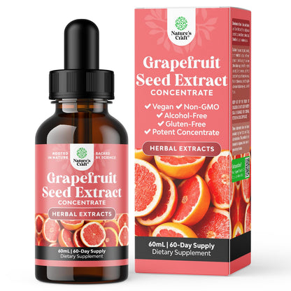 GSE Grapefruit Seed Extract Liquid – One Drop Daily | Gut Health & Immune Support | 2OZ, 60 Servings