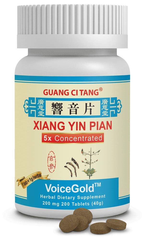 Guang Ci Tang Xiang Yin Pian VoiceGold – 200 Tablets for Vocal Support