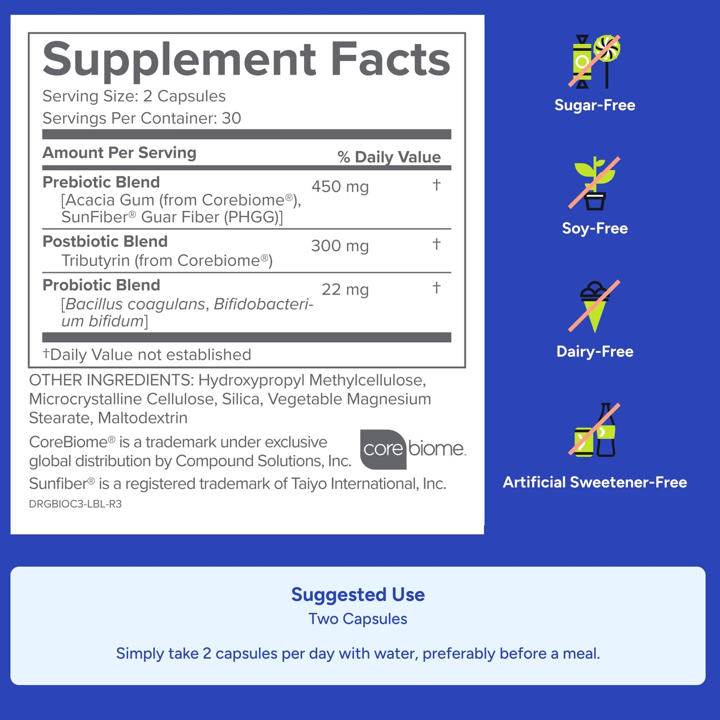 Gundry MD Bio Complete 3 — 3-in-1 Probiotics for Digestion, Energy, and Skin | 30 Day Supply