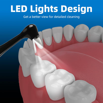 GUPAY Tooth Polisher – Rechargeable Whitening Kit, 5 Speeds, IPX6 Waterproof