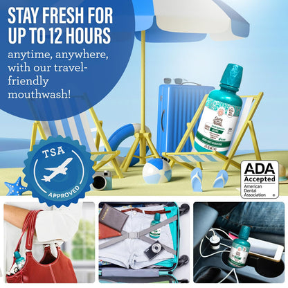 GuruNanda Shine Bright Stay Fresh – Whitening Mouthwash & Neem Toothpaste Bundle