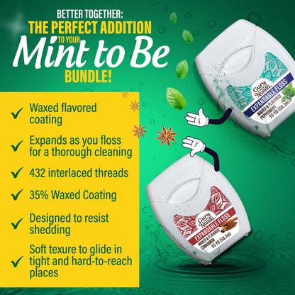 GuruNanda Mint to Be Kit: CocoMint Oil Pulling, Neem Toothpaste & Breath Mouthwash