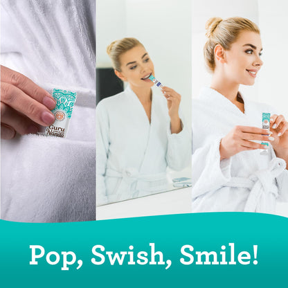GuruNanda Travel Sachets – Coconut Oil Pulling Mouthwash, 28 Sachets
