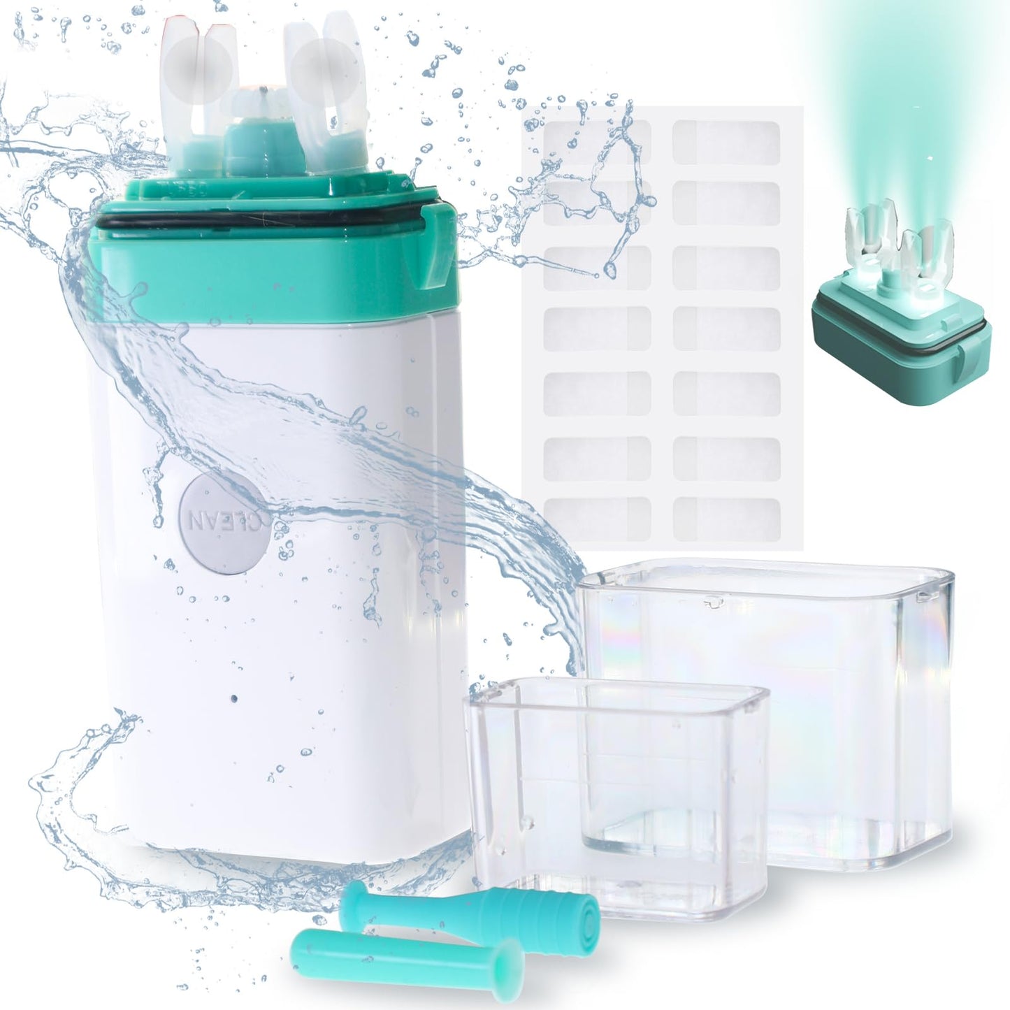 3in1 Hard Contact Lens Cleaner GV Pro – RGB/Ortho-K Cleaning & Storage
