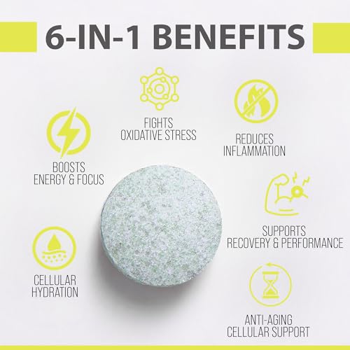 H2UP Sugar-Free Hydrogen Tablets – 60 Count | 12 PPM Hydrogen with Magnesium