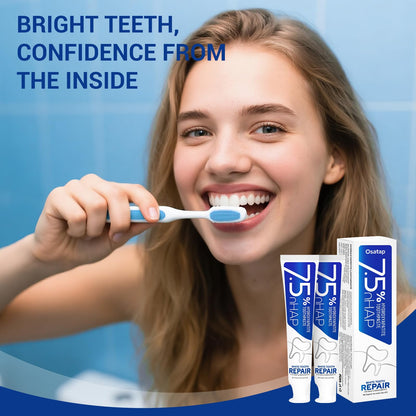 7.5% Hydroxyapatite Toothpaste – Fluoride-Free Whitening & Enamel Support