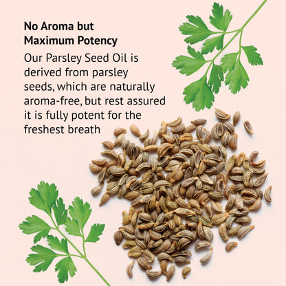 Botanic Choice Parsley Seed Oil – Bad Breath Relief from Odor-Causing Foods, 60 Softgels
