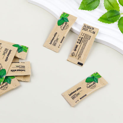 HAIFOTRVA 100 Pack Travel Size Toothpaste 0.105 oz Mint – Mini Disposables for Hotels & Guests