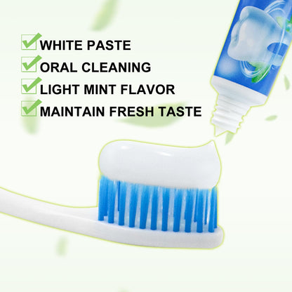 HAIFOTRVA 0.35 oz Bulk Travel Toothpaste – 30 Tubes (10 g) Mint | Hotels & Offices